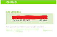 Voucher FLIXBUS 133,99zł do 11.05.2025