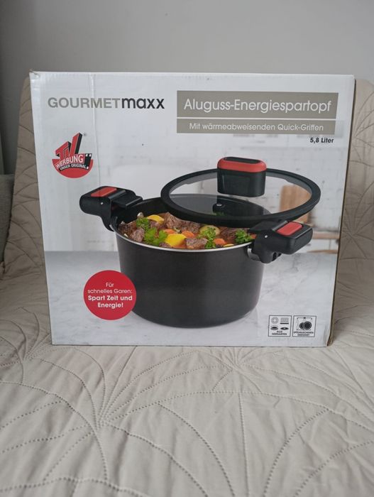 Energooszczędny Garnek 5.8 L Ciśnieniowy GOURMETmaxx NOWY