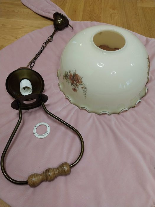 Stylowa unikalna lampa w stylu rustykalnym