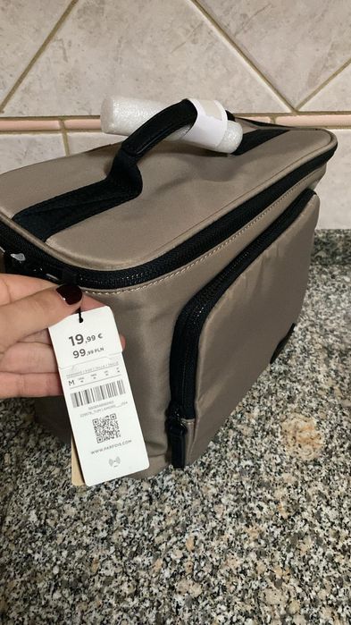Mala térmica Parfois – NOVA, cor taupe (tamanho M)