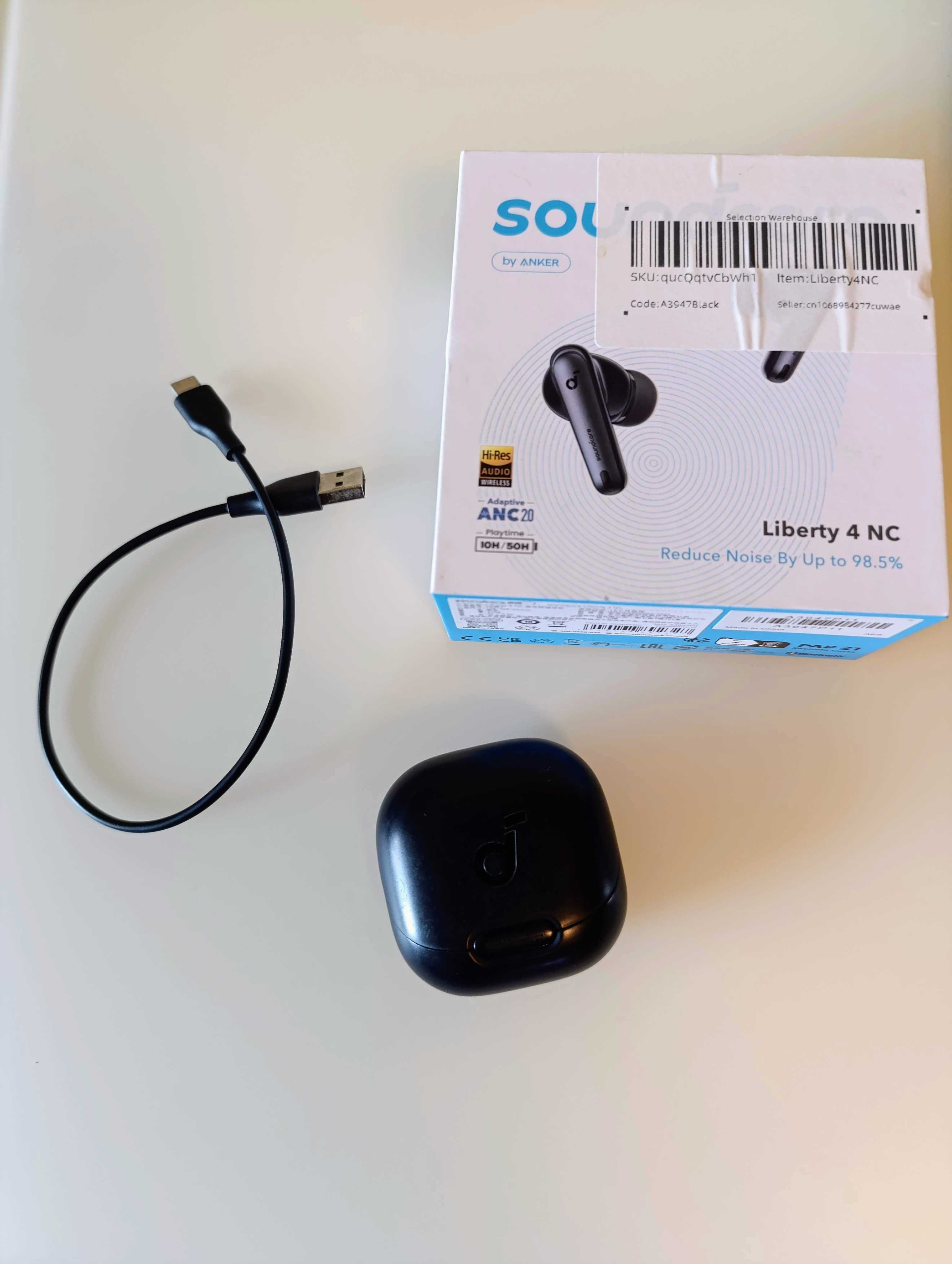 Навушники TWS Anker SoundCore Liberty 4 NC Velvet Black