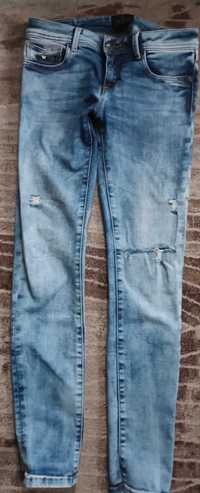 jeansy * spodnie * rurki * jean's west * rozmiar 34