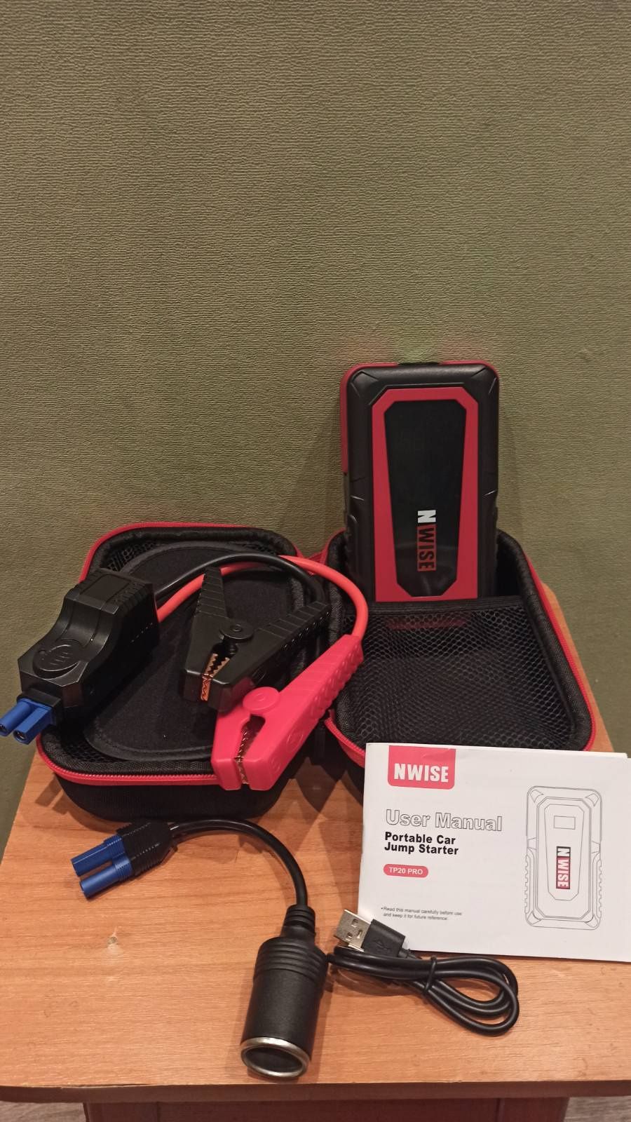 Пусковий пристрій, павербанк ( бустер) NWISE TP20 PRO 20000 mAh( 74Wh)