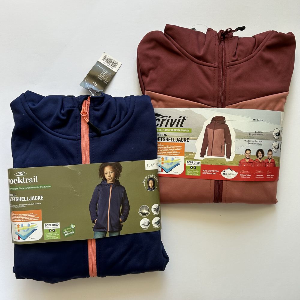Softshell куртка 122/128 134/140 146/152 158/ софтшел crivit ветровка