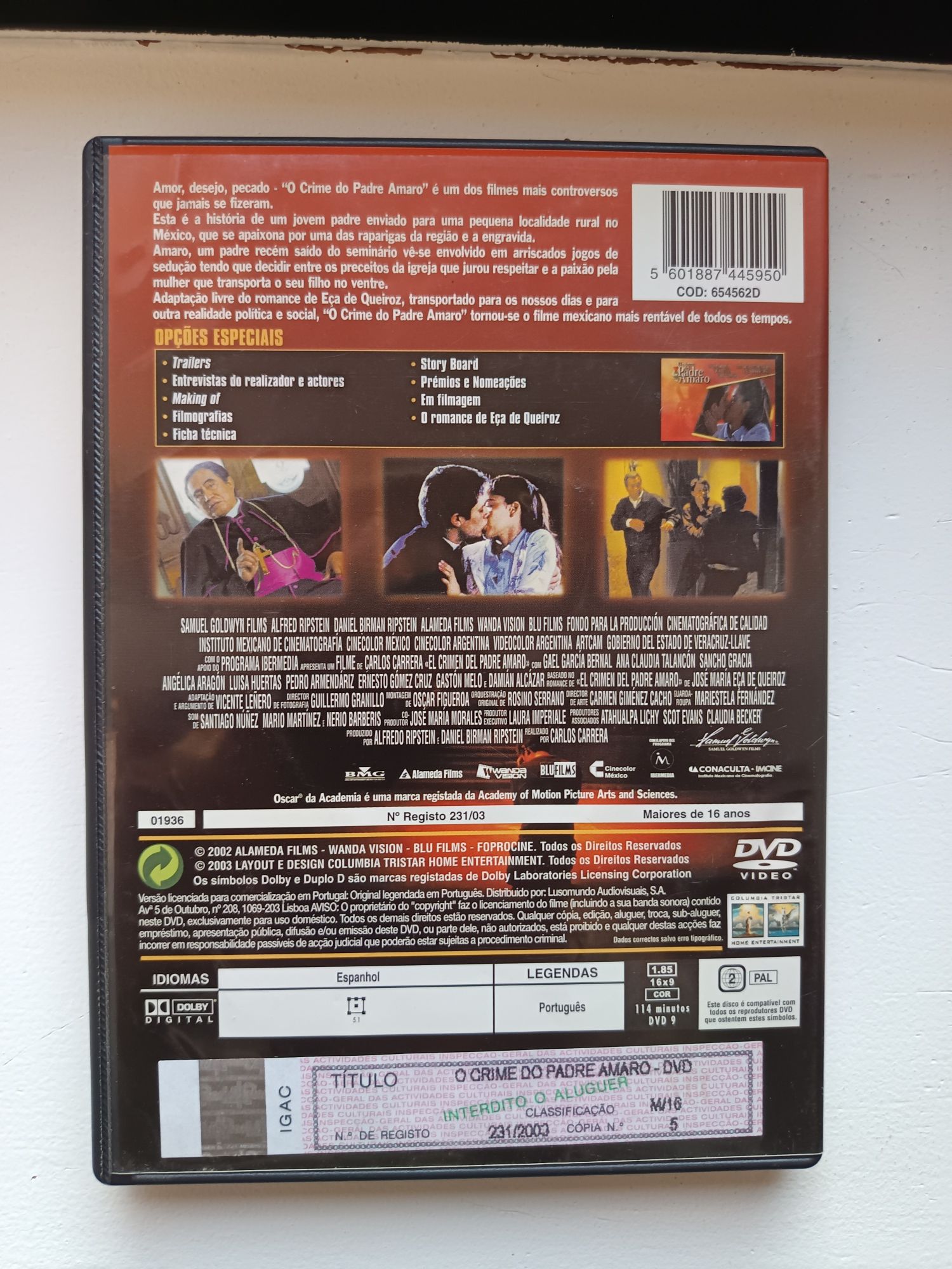 DVD o crime do padre Amaro