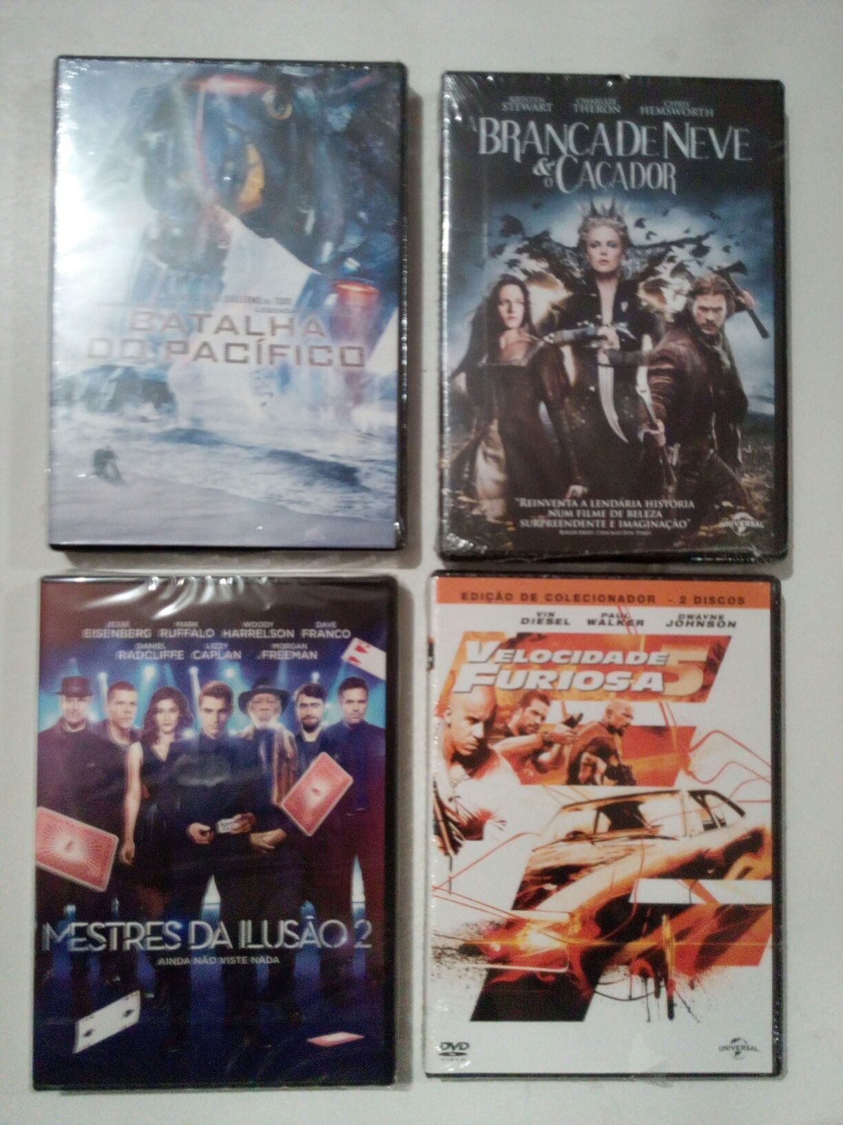 Filmes em DVD, selado (cada:10€)