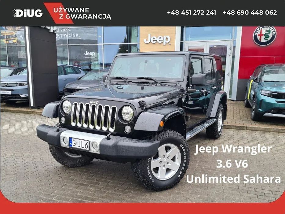 Jeep Wrangler Unlimited Sahara | 3.6 benzyna | 284 KM | Alpine