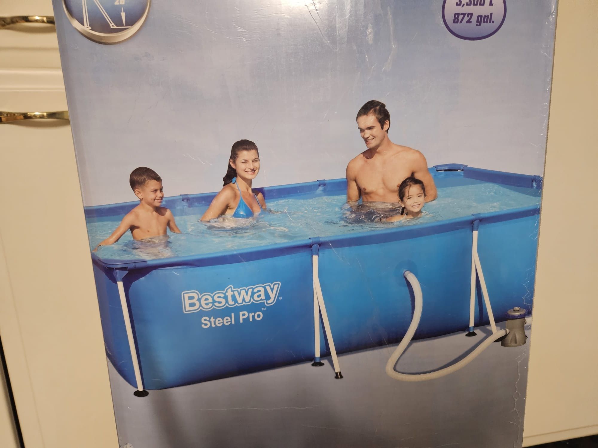 Basen stelażowy Bestway 300x201x66 + pompa