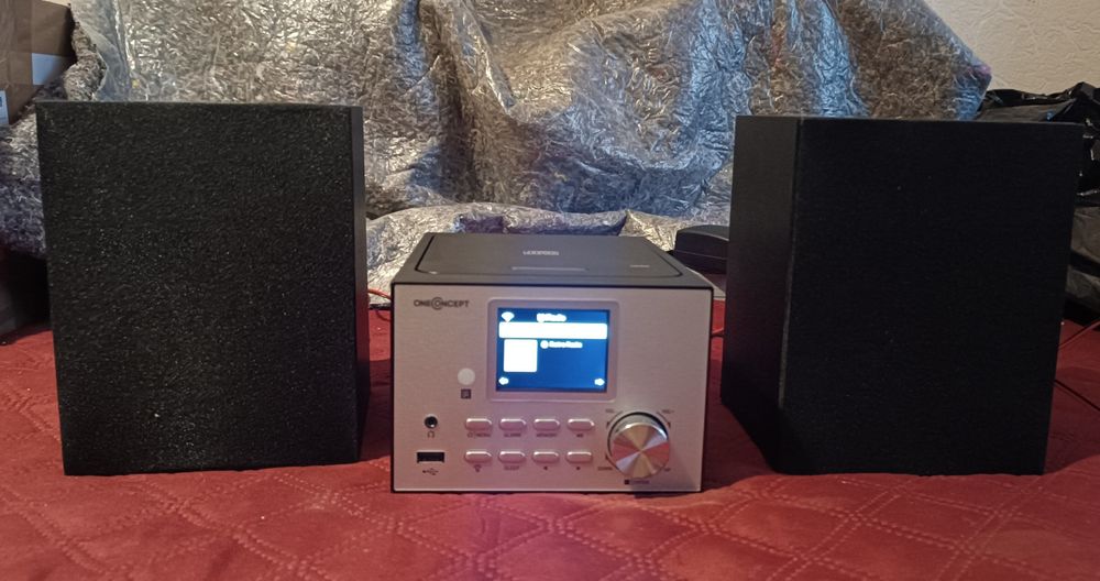 Інтернет-радіо OneConcept Wifi Streamo, срібне