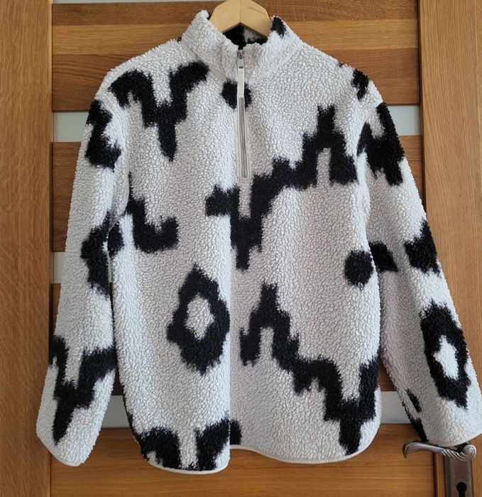 Кофта толстовка барашек на змейке М-L