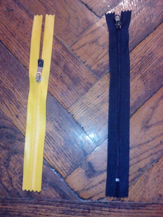 Молния 20 см желтая и черная