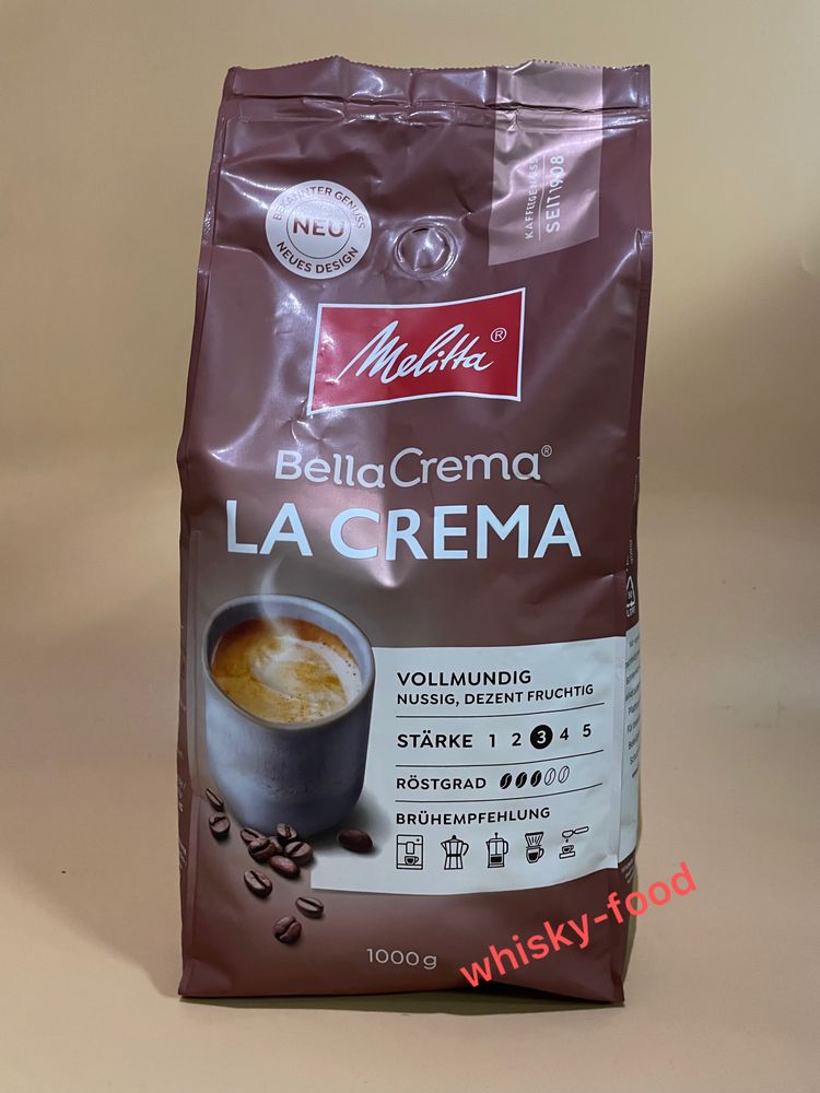 Кава в зернах Melitta Bella Crema LaCrema 1кг