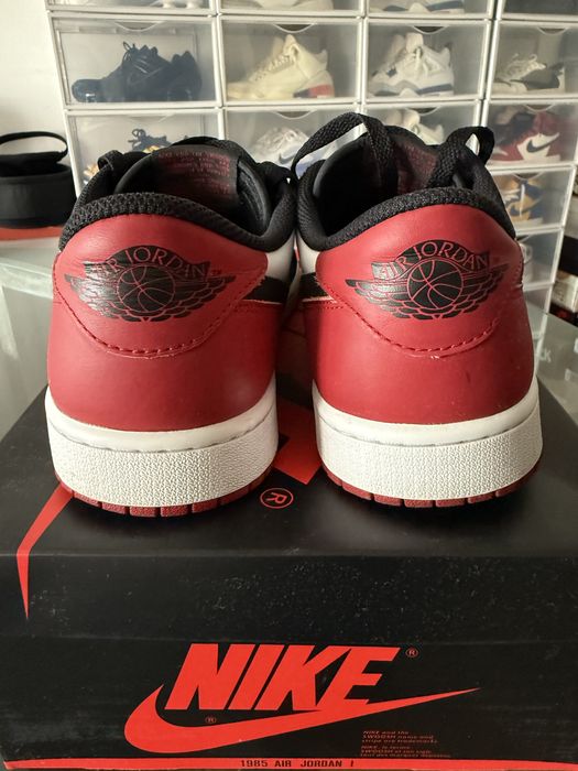 Air Jordan 1 retro low OG black toe tamanho 42,5
