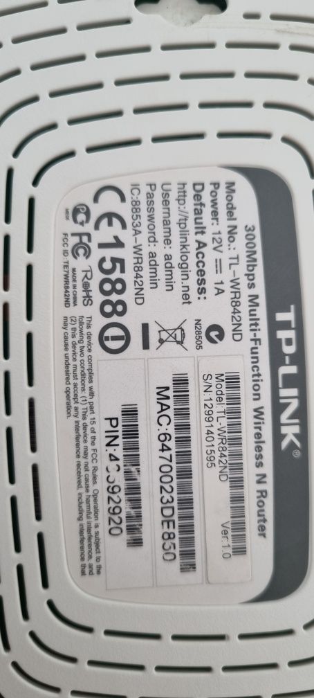 Router wifi TP-Link WR842ND