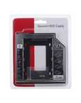 Оптибей карман для  ноутбука 9.5 або 12.7  мм. (Second HDD Caddy)