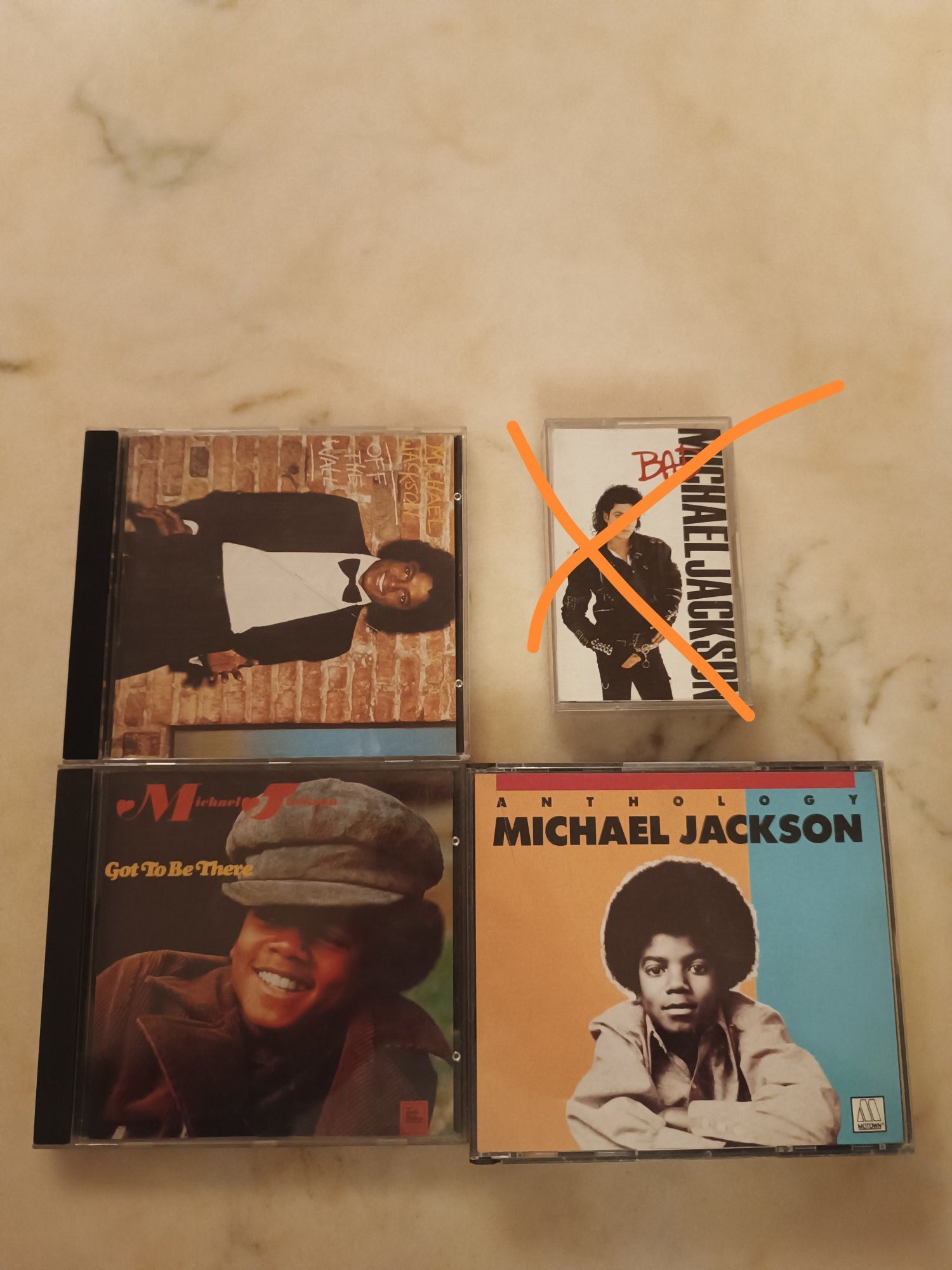 Michael Jackson: 3 CDs e 1 cassete