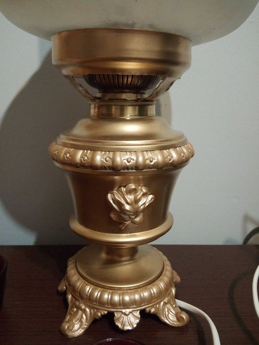 Lampa naftowa piękna imitacja lata 50 XX w