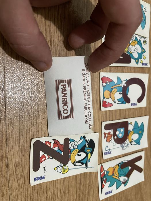 Cromos Sonic Sega