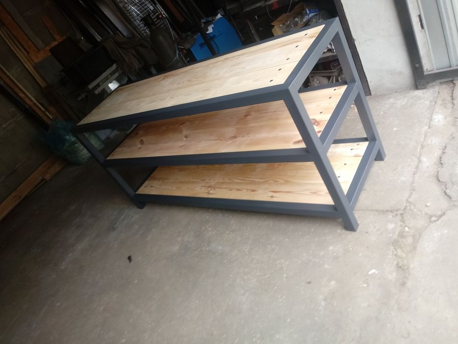 Solidne stoły i regały warsztatowe FALBANKI