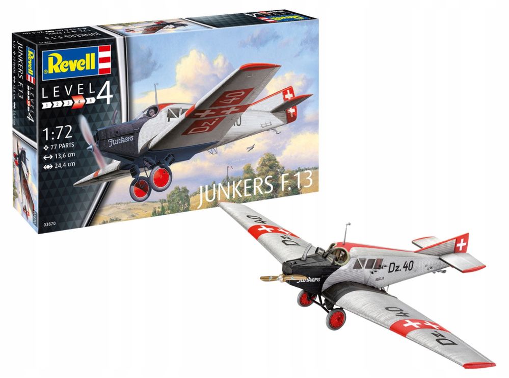 Model do sklejania Revell 03870 samolot Junkers