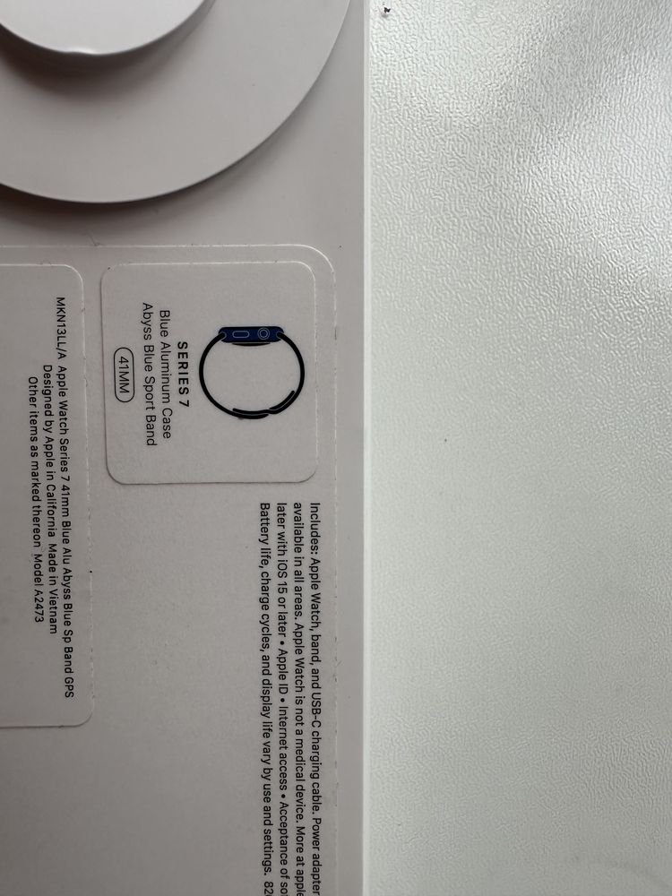 Apple Watch 7 Series Blue 41 mm