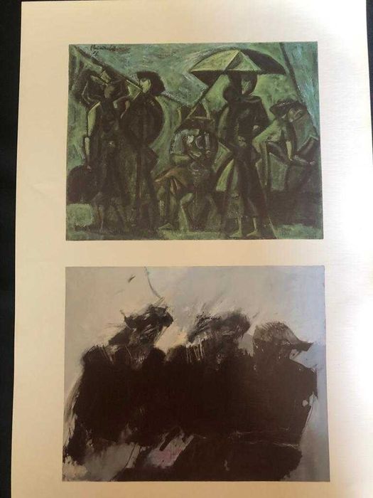 4 Gravuras de Autores Portugueses Contemporâneos