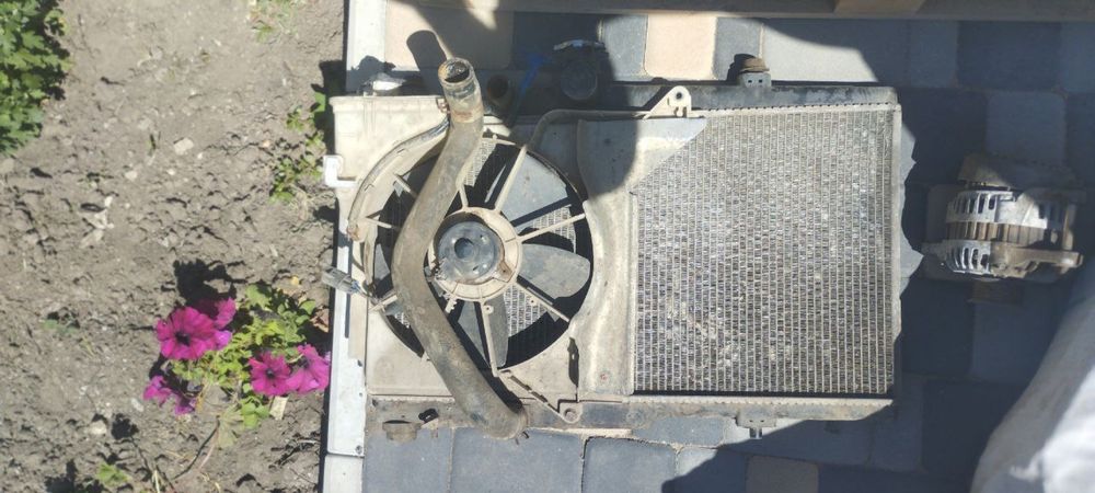 Faw v5 мотор+коробка+генератор+радіатор+мозги