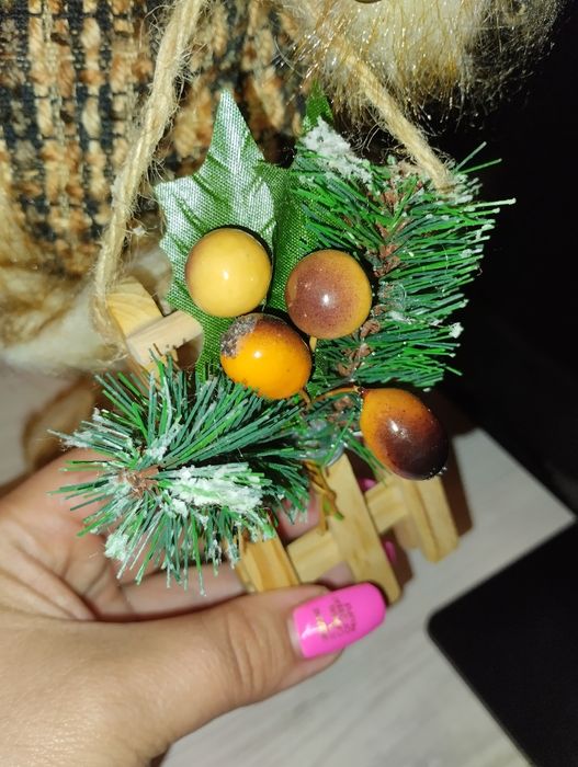 Санта Клаус, дед мороз, 43см , с колпаком 50, новый