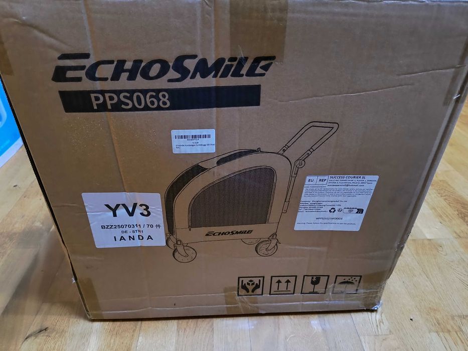 Wózek dla psa kota transporter na kółkach do 20kg