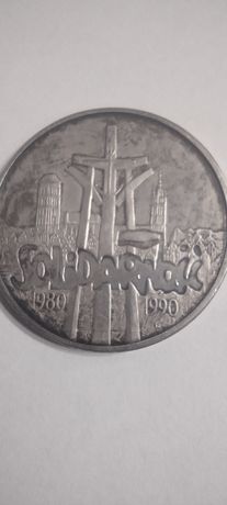Srebrna moneta Solidarność typ A