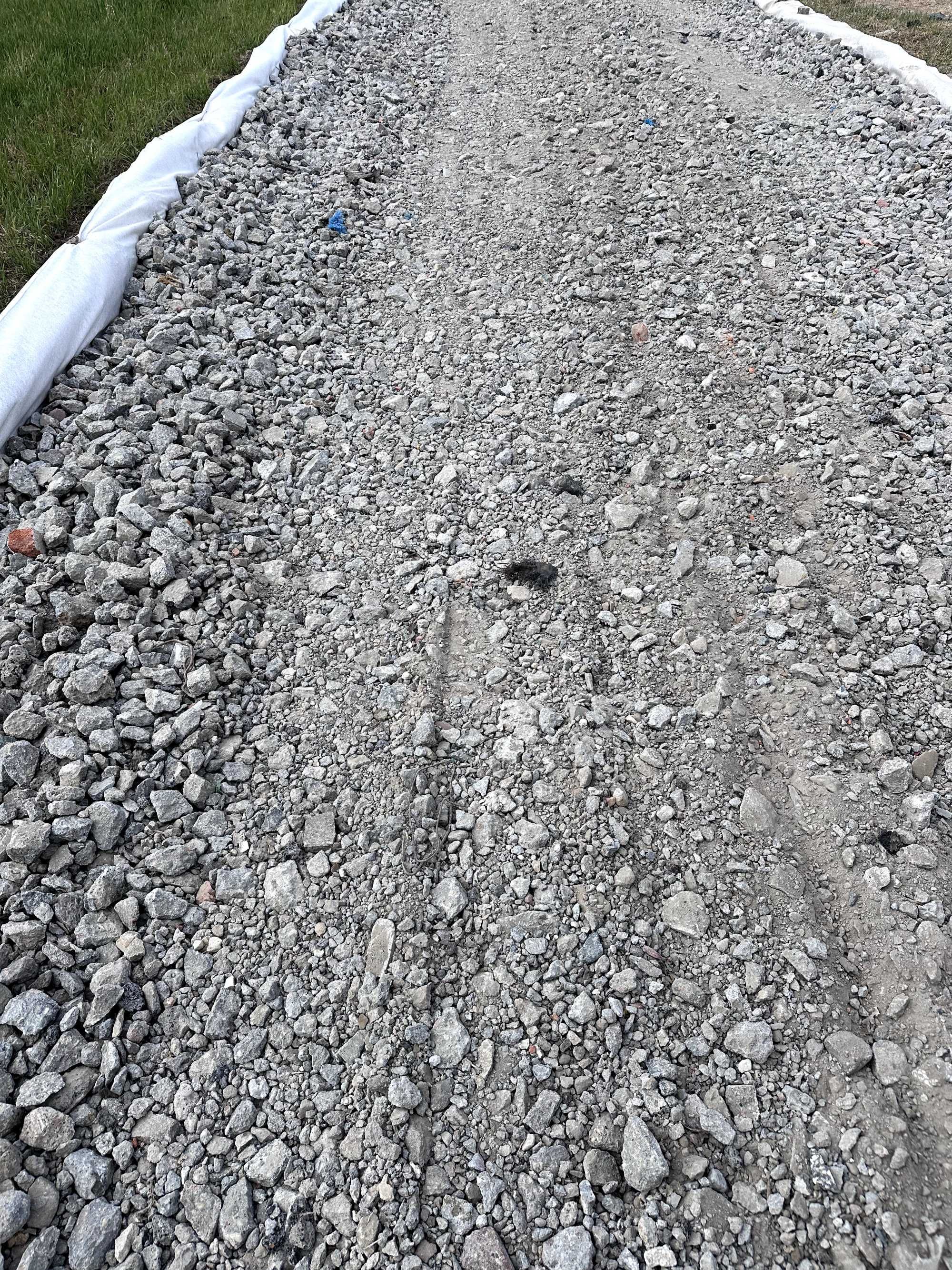 Gruz betonowy, beton kruszony, przekrusz betonowy, kruszywo betonowe