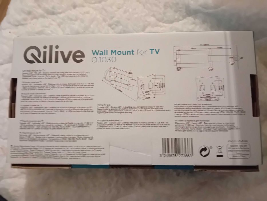 Suporte tv qilive 33 a 69 cm max 15kg novo na embalagem