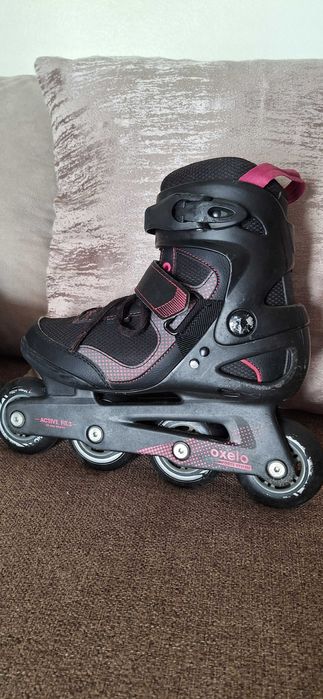 Patins em Linha oxelo em bom estado, tamanho 37
