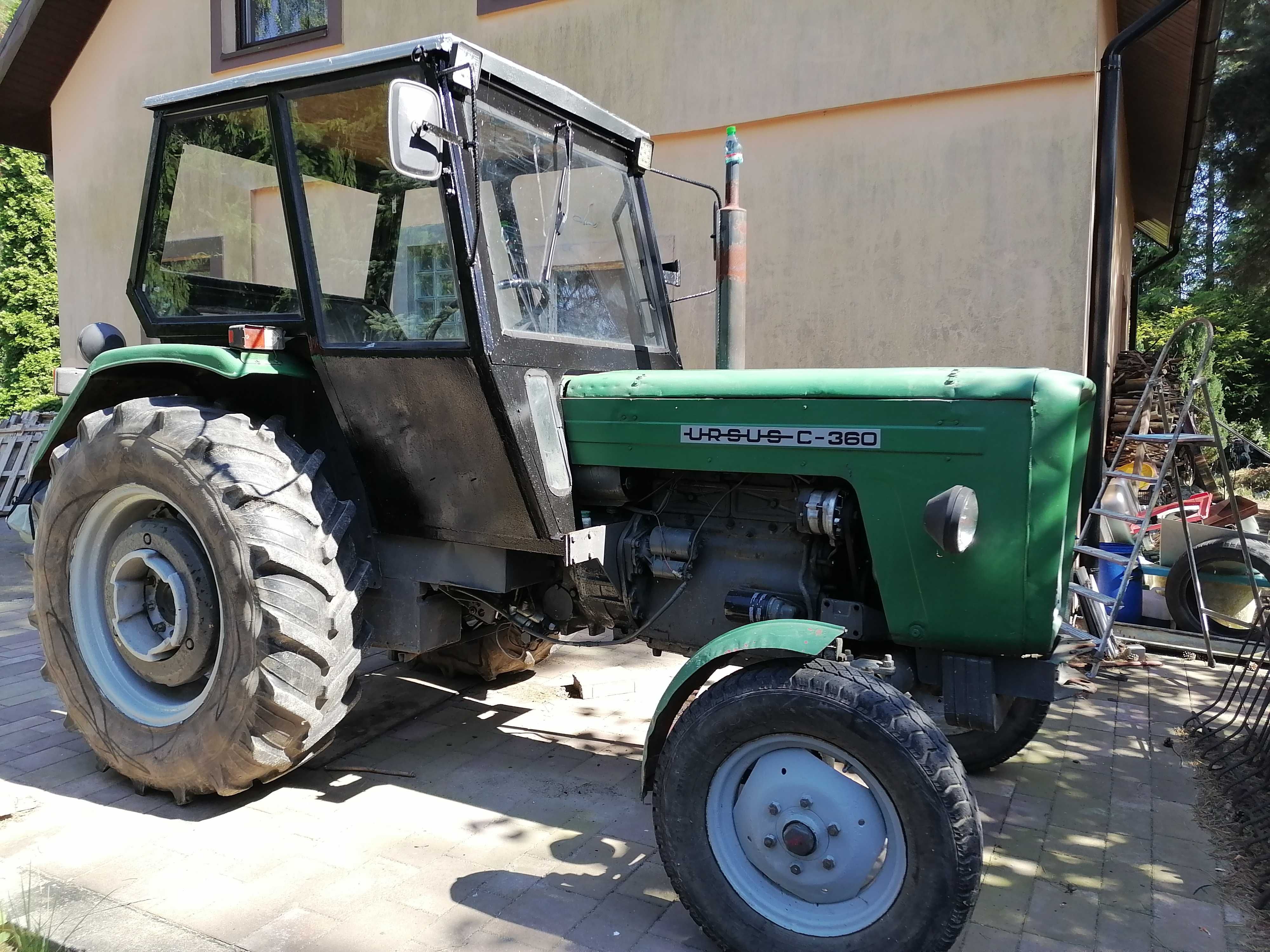 Ursus C-360 gotowy do pracy