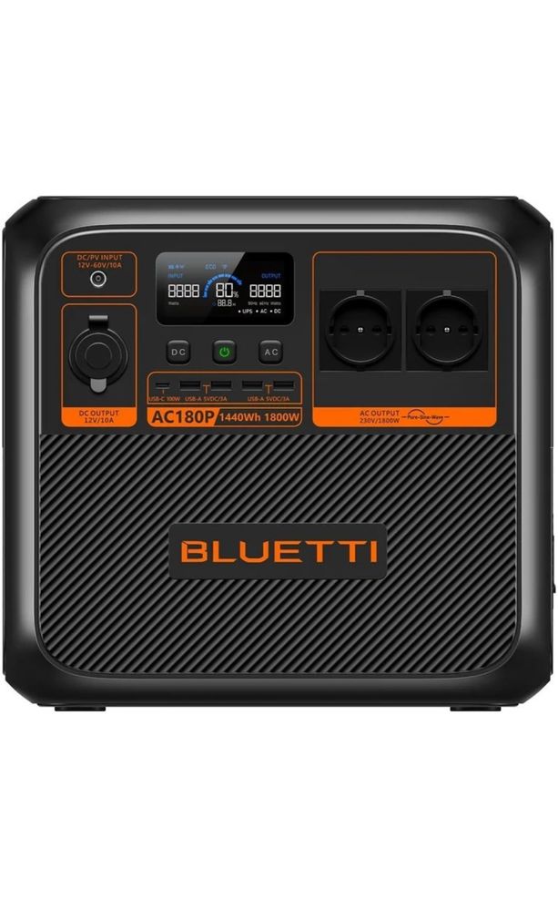 Зарядна станція BLUETTI AC180P / 1800 Вт / 1440 Вт/год / LiFePO4