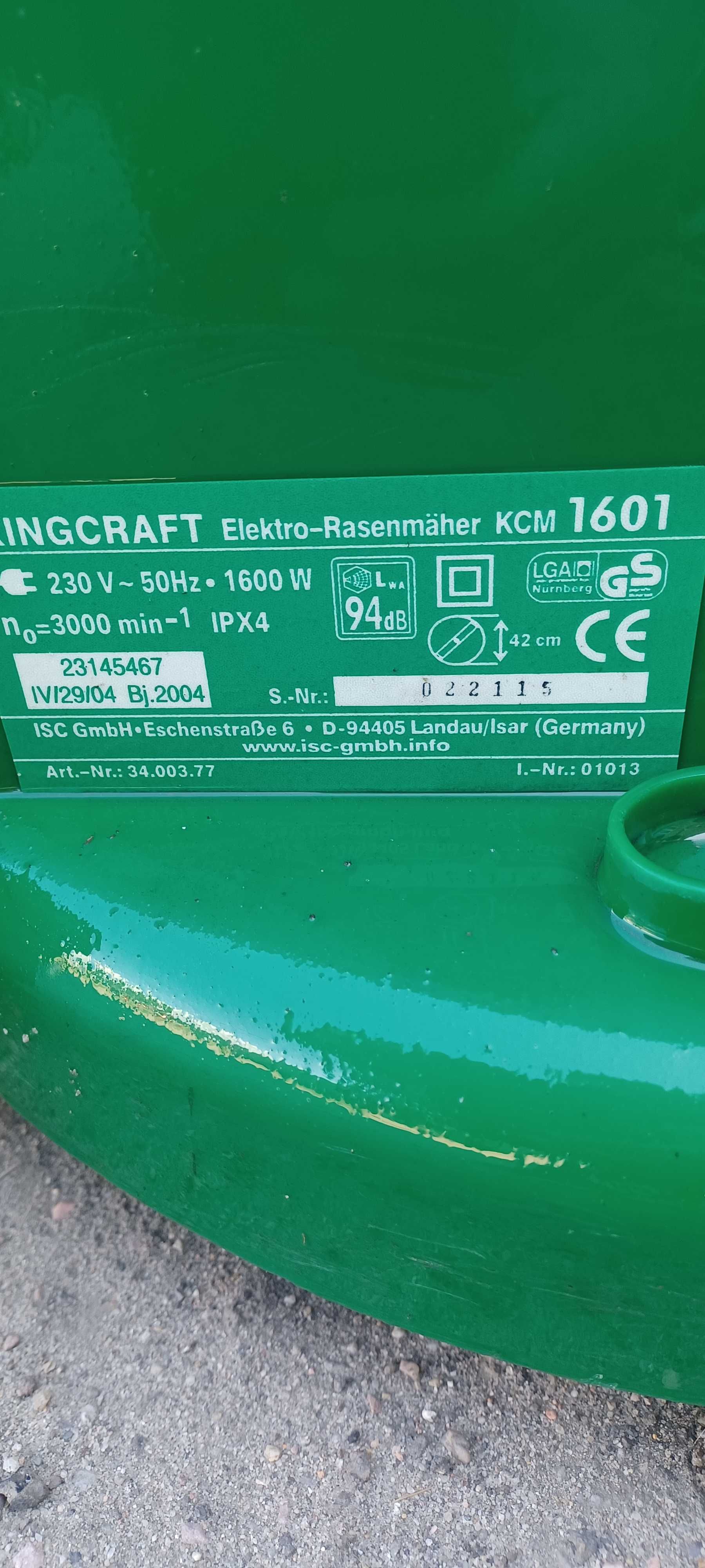 Sprzedam kosiarkę elektryczną KING CRAFT