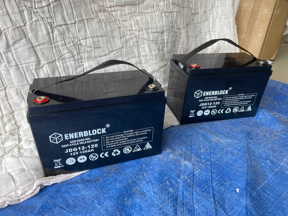Akumulator *ENERBLOCK AGM-GEL Hybrid*12V 120Ah*KAMPER-łódz-Magazyn-UPS