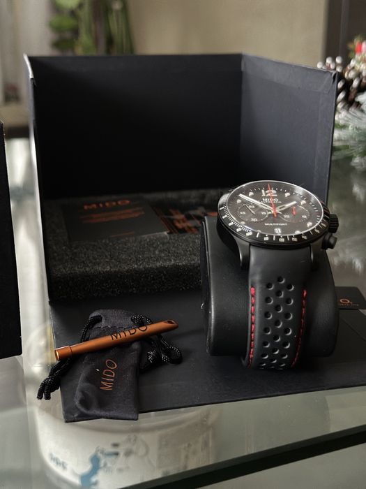 Новые швейцарские  часы-хронограф  Mido Multifort M0256273606100