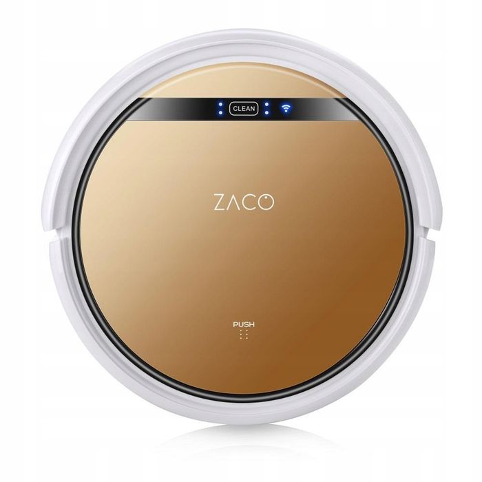 Robot sprzątający Zaco Robot V5x żółty/złoty, 65 dB, 22 W