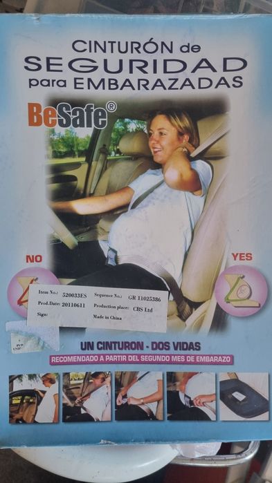 Cinto de segurança para grávidas