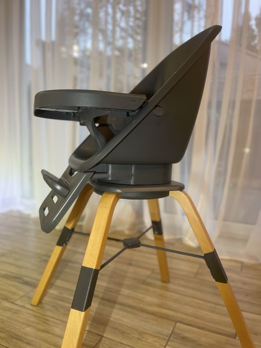 Krzeselko fotelik do karmienia muuvo choc obrotowe 360