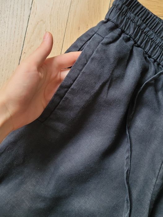 Spodnie lniane COS xs massimo dutti arket