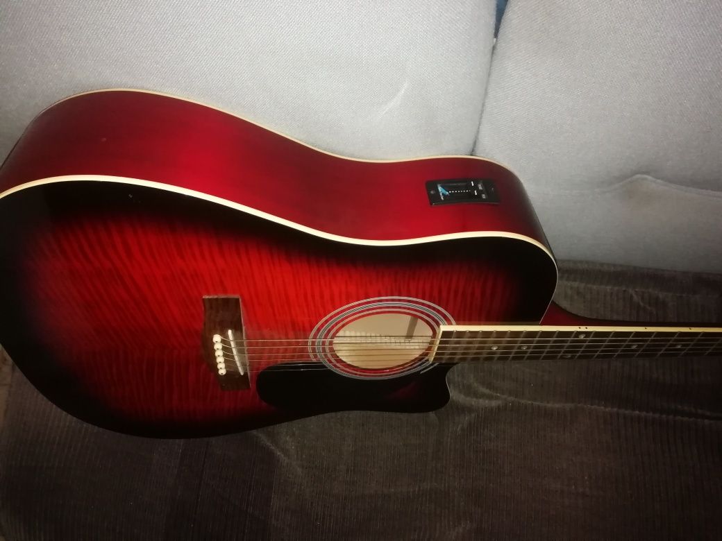 Guitarra acústica cordas aço