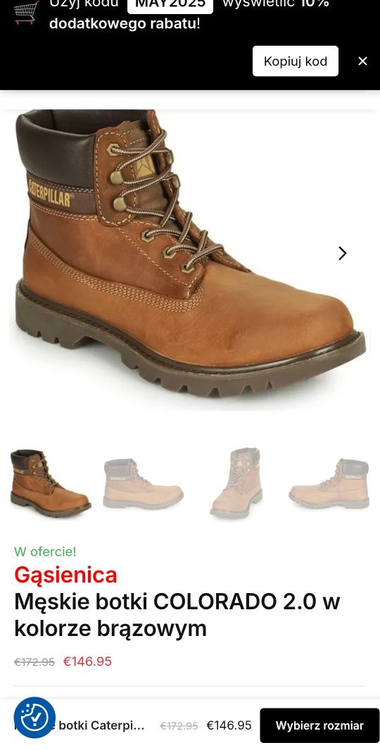 Męski Buty Caterpillar Colorado 2.0