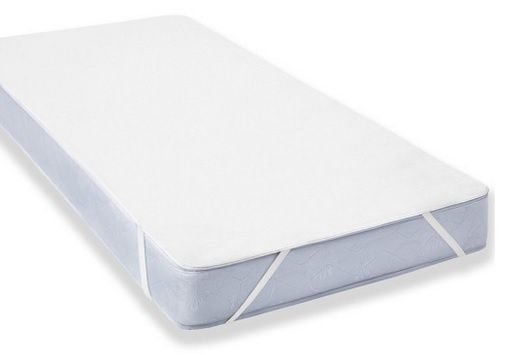 Ochraniacz na materac podkład wodoodporny frotte biały