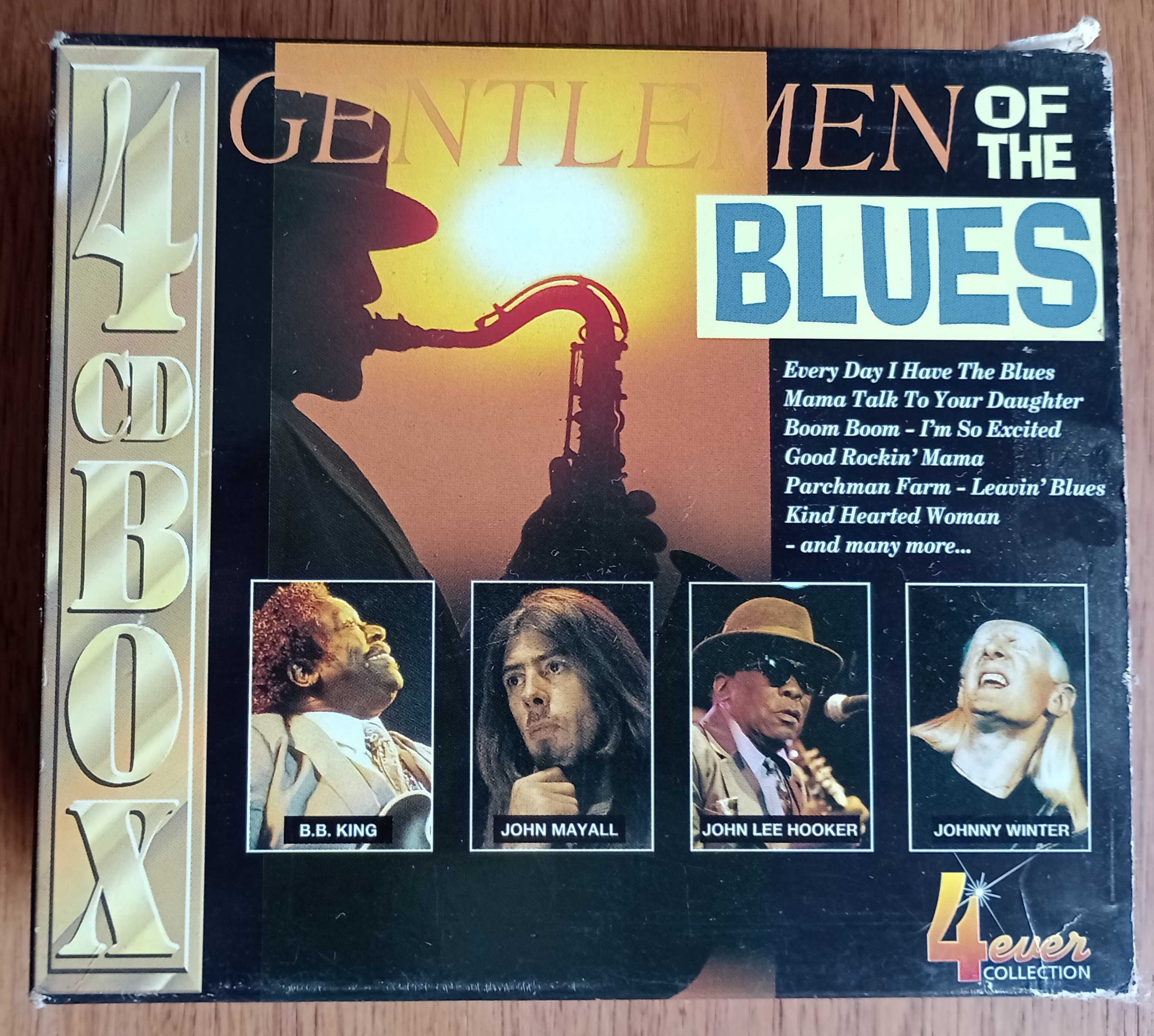 Blues 4 CDs B.B.King John Mayall John Lee Hooker Johnny Winter