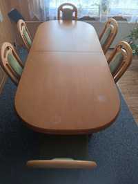 Stół do salonu + 8 krzeseł