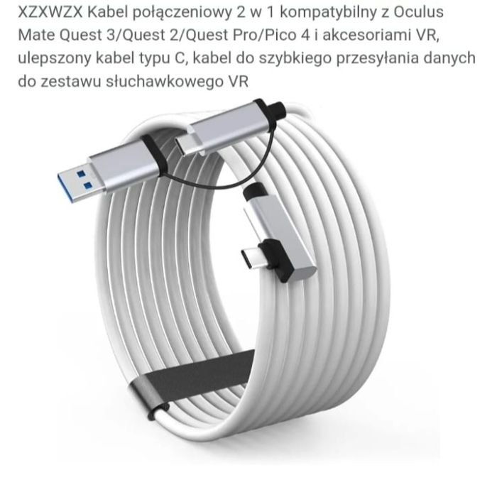 Kabel połączeniowy 2 w 1 kompatybilny XZXWZX nowy