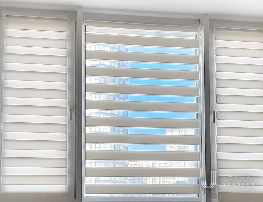 Жалюзи день ночь. Замер, установка! Рулонные шторы, Римские шторы PB-9