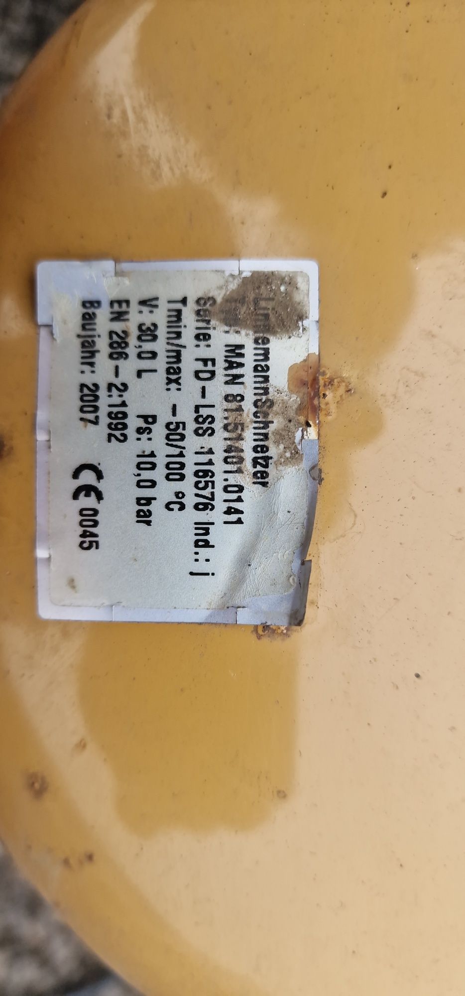 Zbiornik powietrza Butla  30l Man L2000,wysyłka!!!